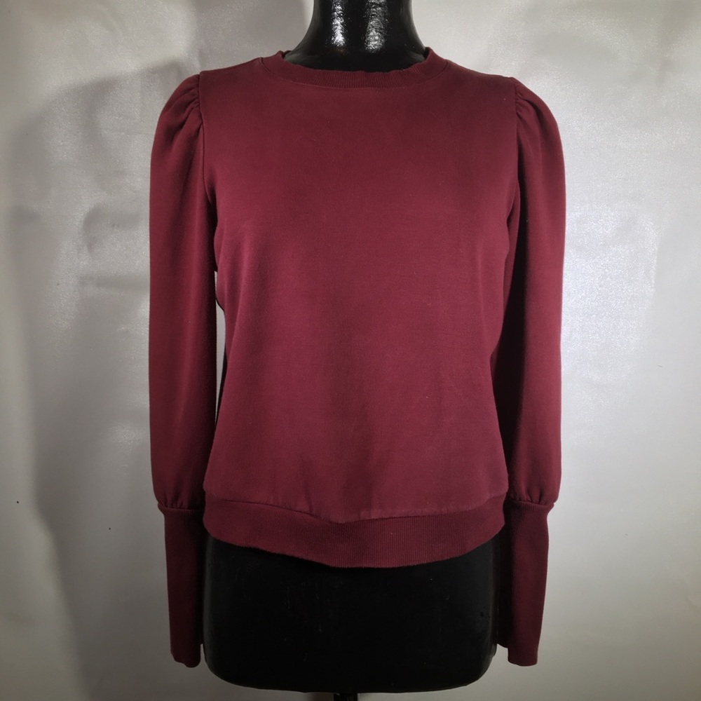 Who what where brand burgundy sweatshirt